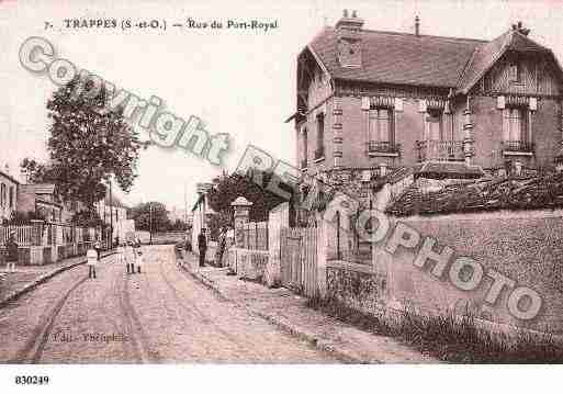 Ville de TRAPPES, carte postale ancienne