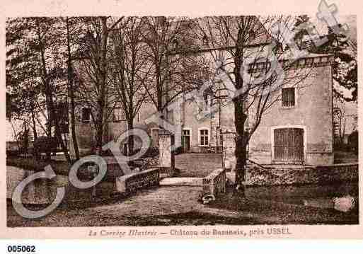 Ville de USSEL, carte postale ancienne