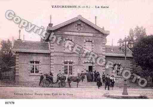 Ville de VAUCRESSON, carte postale ancienne