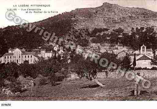 Ville de VIALAS, carte postale ancienne