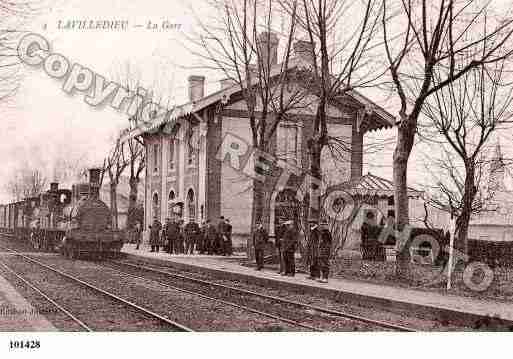 Ville de VILLEDIEUDUTEMPLE(LA), carte postale ancienne Ville de VILLEDIEUDUTEMPLE(LA), carte postale ancienne