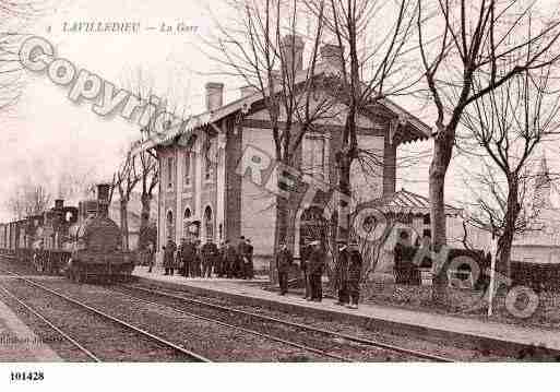 Ville de VILLEDIEUDUTEMPLE(LA), carte postale ancienne