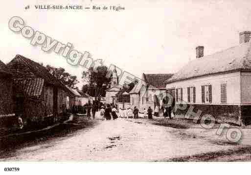 Ville de VILLESURANCRE, carte postale ancienne