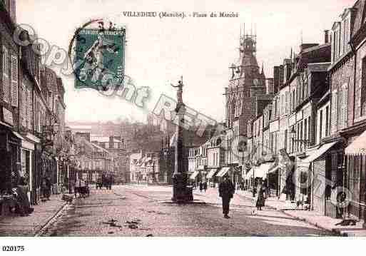 Ville de VILLEDIEULESPOELES, carte postale ancienne