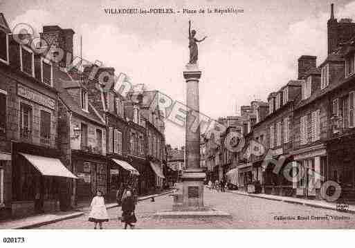 Ville de VILLEDIEULESPOELES, carte postale ancienne