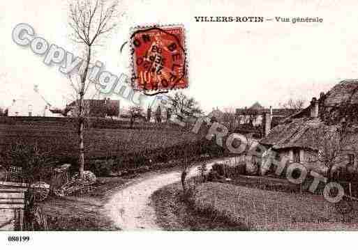 Ville de VILLERSROTIN, carte postale ancienne