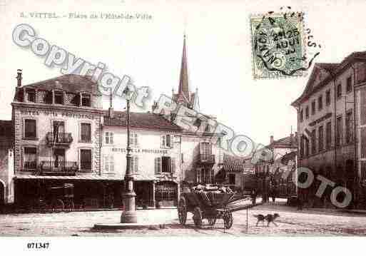 Ville de VITTEL, carte postale ancienne