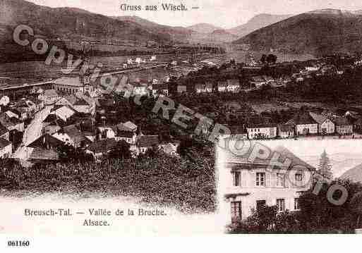 Ville de WISCHES, carte postale ancienne