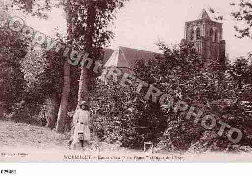 Ville de WORMHOUDT, carte postale ancienne