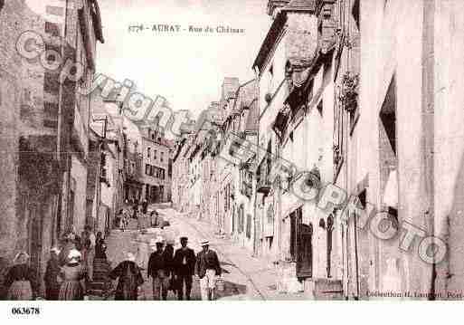 Ville de AURAY, carte postale ancienne