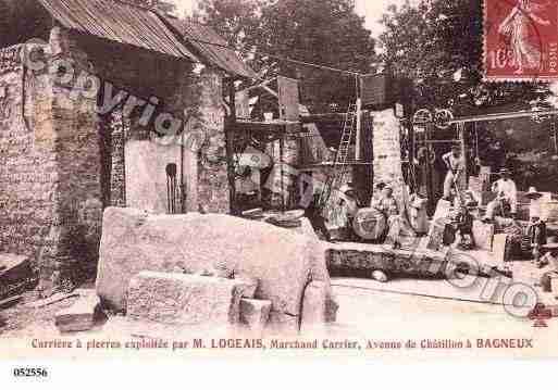 Ville de BAGNEUX, carte postale ancienne