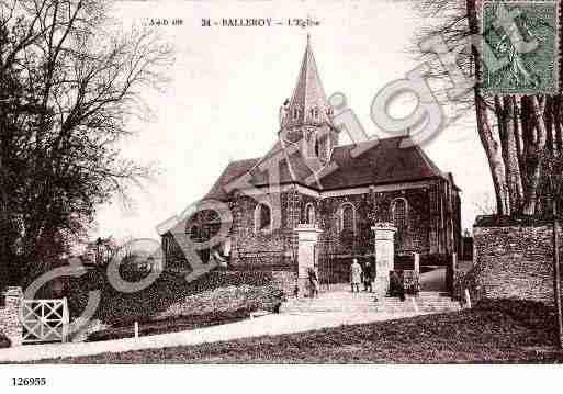 Ville de BALLEROY, carte postale ancienne