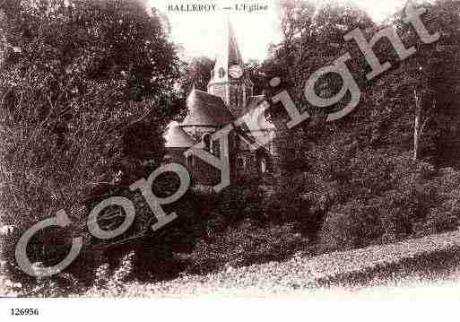 Ville de BALLEROY, carte postale ancienne