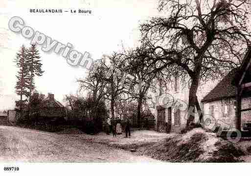 Ville de BEAULANDAIS, carte postale ancienne