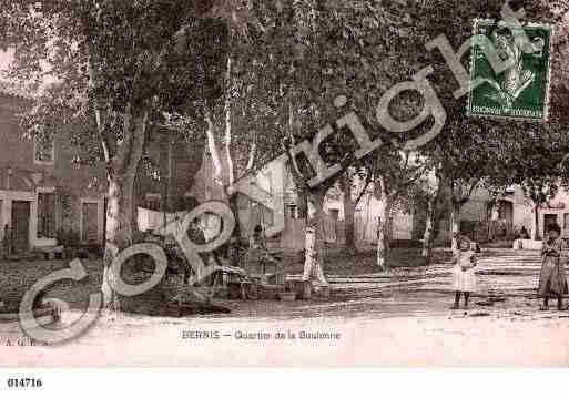 Ville de BERNIS, carte postale ancienne