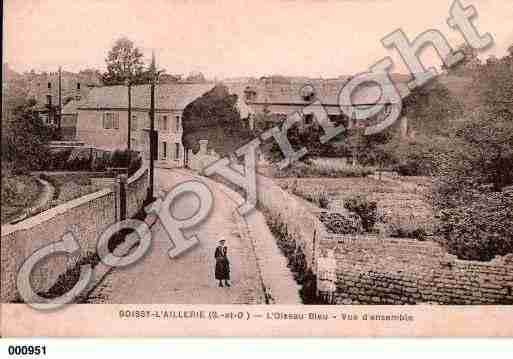 Ville de BOISSYL\'AILLERIE, carte postale ancienne