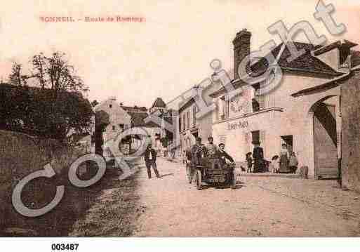 Ville de BONNEIL, carte postale ancienne