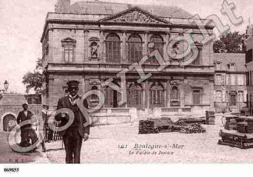 Ville de BOULOGNESURMER, carte postale ancienne