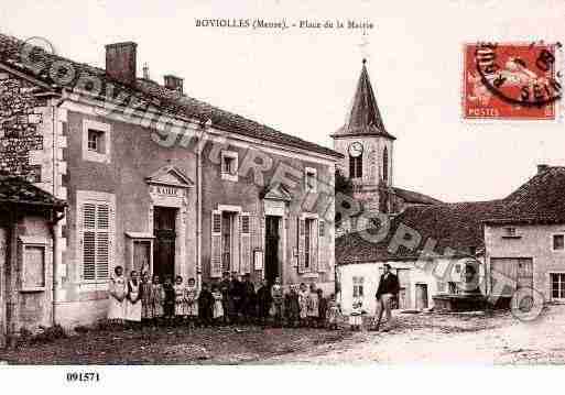 Ville de BOVIOLLES, carte postale ancienne