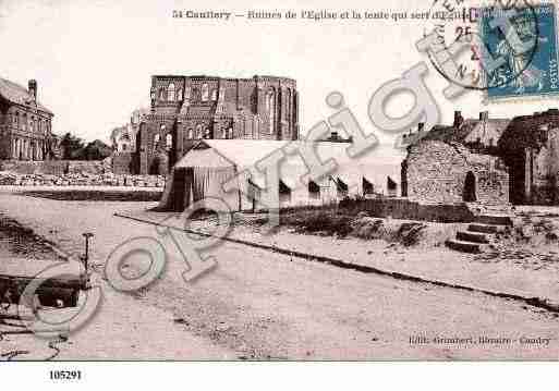 Ville de CAULLERY, carte postale ancienne