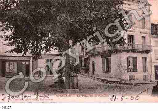 Ville de CHALAIS, carte postale ancienne