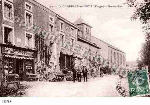 Ville de CHAPELLEAUXBOIS, carte postale ancienne