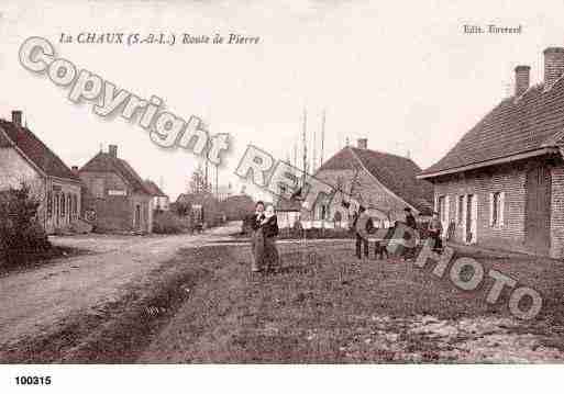 Ville de CHAUX(LA), carte postale ancienne