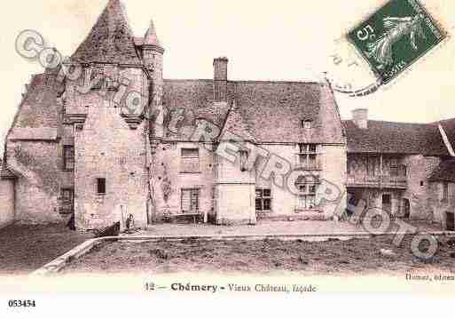 Ville de CHEMERY, carte postale ancienne