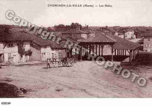 Ville de CHEMINON, carte postale ancienne
