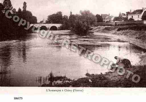 Ville de CHENY, carte postale ancienne