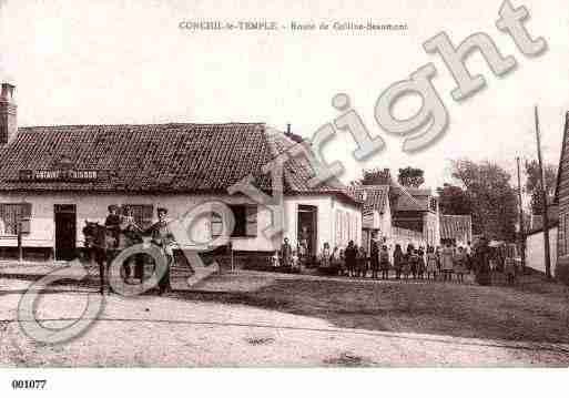 Ville de CONCHILLETEMPLE, carte postale ancienne