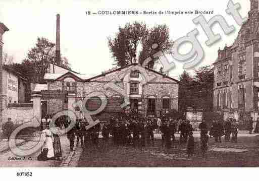 Ville de COULOMMIERS, carte postale ancienne