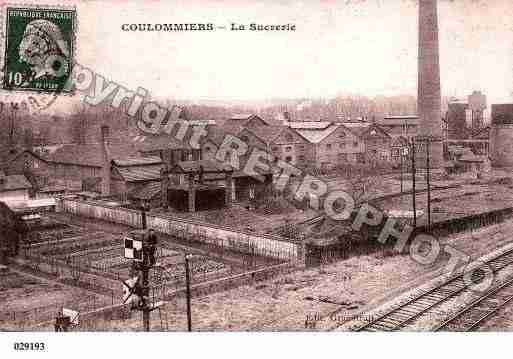 Ville de COULOMMIERS, carte postale ancienne