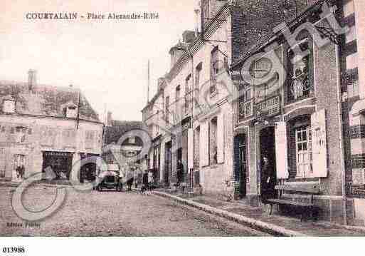 Ville de COURTALAIN, carte postale ancienne