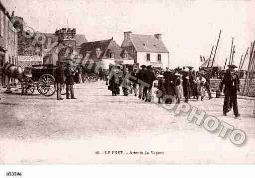 Ville de CROZON, carte postale ancienne