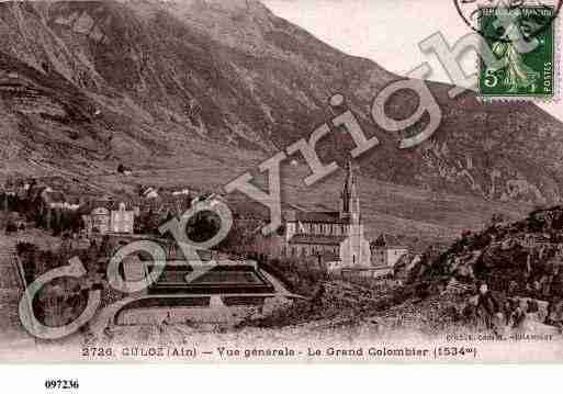 Ville de CULOZ, carte postale ancienne