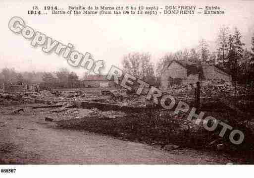 Ville de DOMPREMY, carte postale ancienne