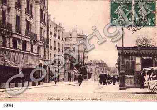 Ville de ENGHIENLESBAINS, carte postale ancienne