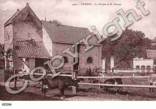 Ville de FAMARS, carte postale ancienne