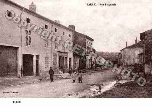 Ville de FAULX, carte postale ancienne