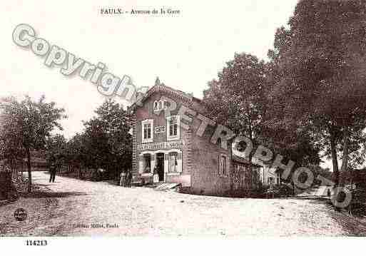 Ville de FAULX, carte postale ancienne