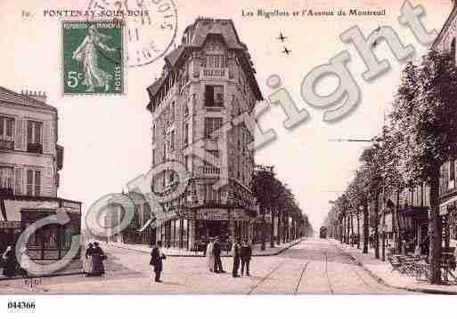 Ville de FONTENAYSBOIS, carte postale ancienne