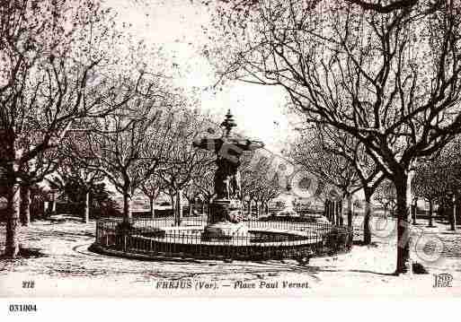 Ville de FREJUS, carte postale ancienne