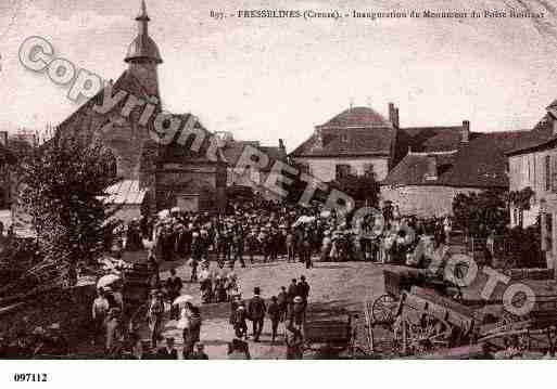 Ville de FRESSELINES, carte postale ancienne