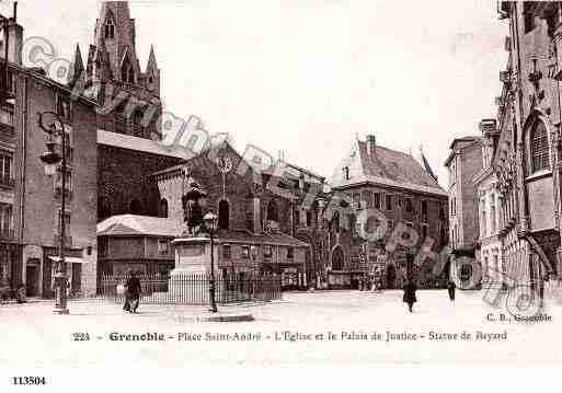 Ville de GRENOBLE, carte postale ancienne