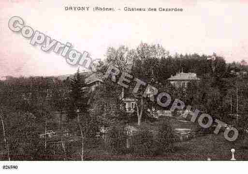 Ville de GRIGNY, carte postale ancienne