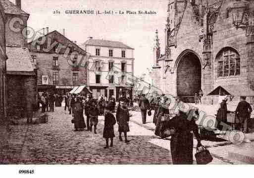 Ville de GUERANDE, carte postale ancienne