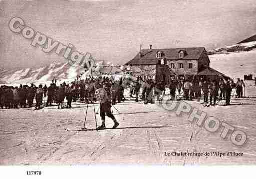 Ville de HUEZ, carte postale ancienne