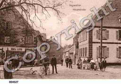 Ville de INGWILLER, carte postale ancienne