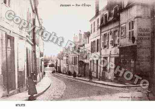 Ville de JOIGNY, carte postale ancienne